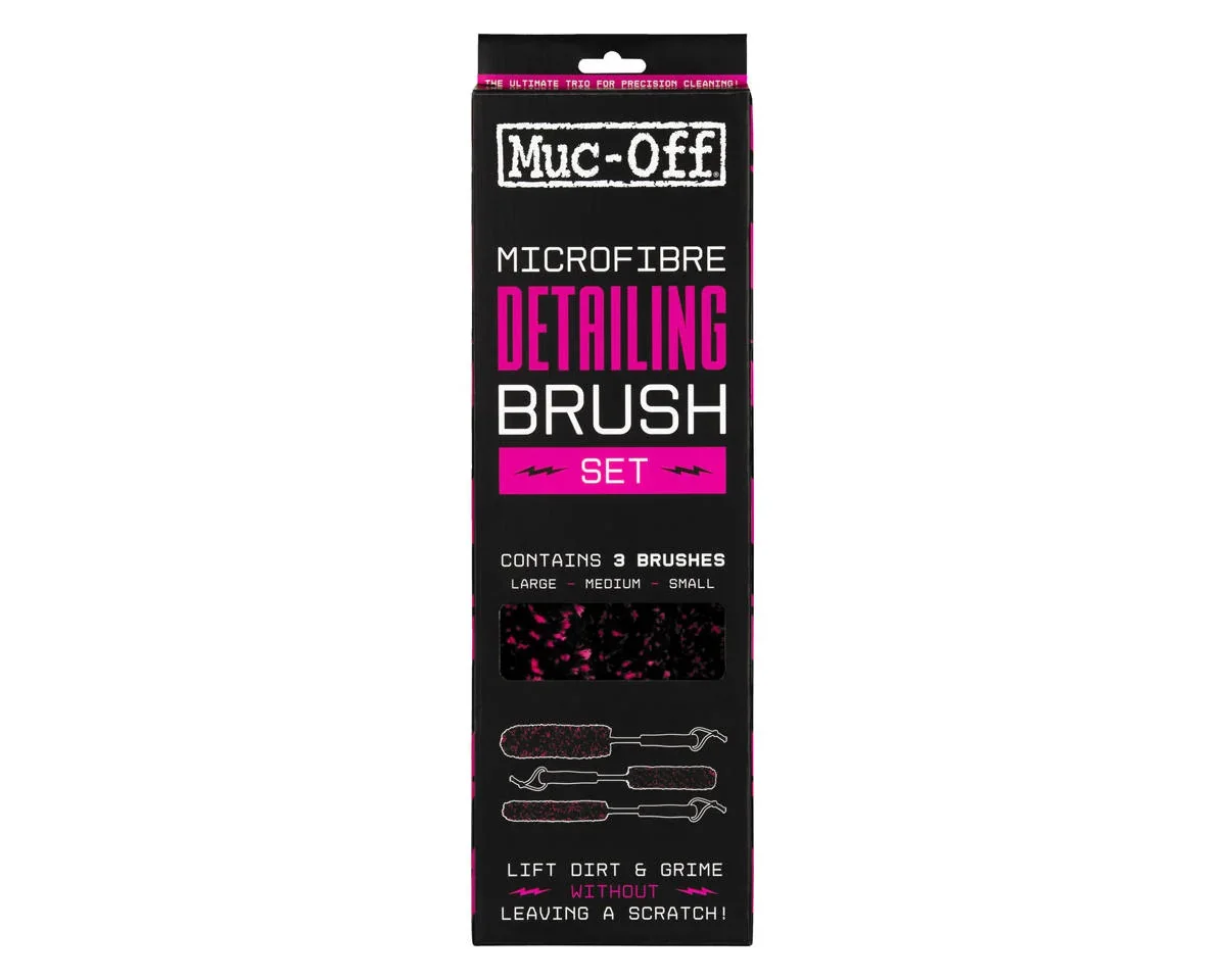 Muc-Off Microfiber Detailing Brush Kit (Set of 3) - view 2